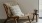 a chair with a pillow