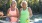 two women playing Pickleball